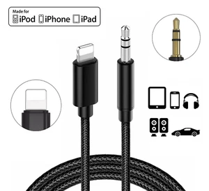iPhone auf Aux Adapter Kabel 3,5mm Klinke Stecker für iPhone Aux kabel - Bild 1 von 34