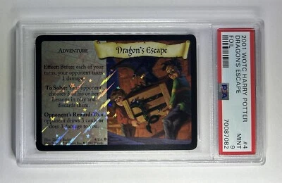 Harry Potter TCG Dragon's Escape Base Set 4/116 Holo Foil PSA 9 Mint - Image 1 of 2
