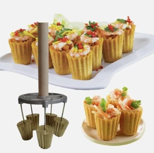 Oferta especial 5 en 1 pastel camiseta sombrero tarta empanada concha crutade latón cobre molde - Imagen 1 de 9