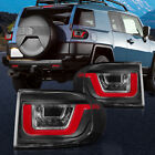 Pair TailLights Assembly Black Fits Toyota FJ Cruiser 2007-2014 LH+RH Side