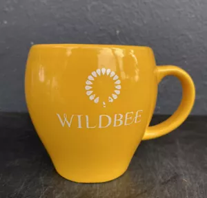 Werbung übergroßer Becher in Tulpenform Narzisse gelb farbig Wildbiene Logo - Bild 1 von 5