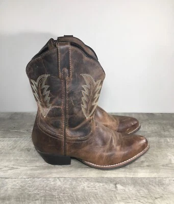 Womens Smoky Mountain Style 6487 Brown Leather Cowgirl Western Boots Size 7.5 - Image 1 of 4