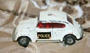 Corgi Juniors Whiz Wheels Volkswagen Beetle 1300 Vintage Red Interior Police Car - Picture 1 of 6