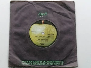 THE BEATLES  1968  NEW ZEALAND  45  OB-LA-DI ,OB-LA-DA   APPLE RECORDS - Picture 1 of 6