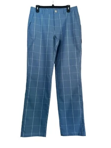 Bonobos Golf Pants Athletic Fit Men's 32/34 Straight Blue White RN128054 EUC - Picture 1 of 8