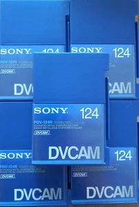 5 K7 CASSETTE VIDEO SONY PDV-124N DVCAM 124 minutes NEUVES - Foto 1 di 2