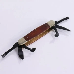 Folding Jack Knife Pocket Hunting Survival Camping Tactical Army SK5 Steel Wood - Picture 1 of 24