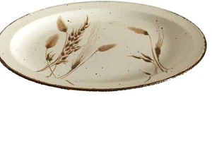 Vintage Midwinter Wild Oats Stonehenge Servierschale oval Platte Teller 30 cm - Bild 1 von 4
