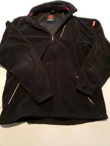 SCOTTeVEST TEC Long Sleeve Full Zip Fleece Mens L Polyester Black Jacket EUC - Picture 1 of 6