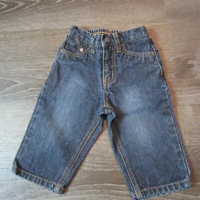 Pantalones de mezclilla Kenneth Cole Reaction para niños lavado oscuro cintura elástica talla 12 meses Foto 1 de 3