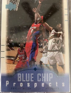 2001 BLUE CHIP PROSPECTS DARIUS MILES ROOKIE CARD UPPER DECK CLIPPERS - Picture 1 of 2