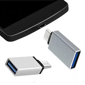 Per Google Pixel 4a OTG adattatore USB 3.1 tipo C spina su USB 3.0 argento - Foto 1 di 3