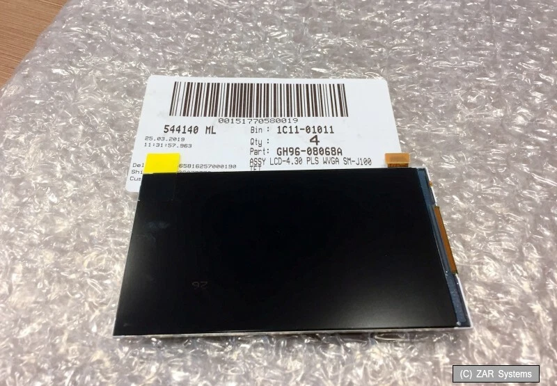Samsung GH96-08068A schermo LCD display nero per SM-J100H Galaxy J1 2016 NUOVO - Immagine 1 di 1