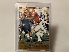 1996 Pacific Crown Collection Brian Dawkins #335 Rookie RC Eagles Broncos HOF
