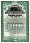 1908 Morehead & North Fork Rr Bond Certificate