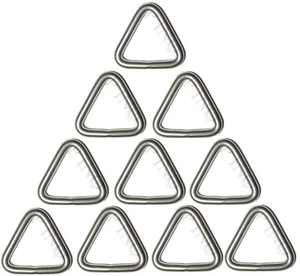 Anneau Triangulaire 5 mm x 45 mm (Lot de 10 ) inox 316 Triangle - Imagen 1 de 2
