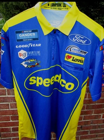 Todd Gilliland #38 SPEEDCO/Front Row Motorsports Pit Crew Shirt - MEDIUM Cover