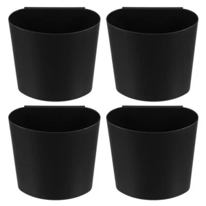 4Pcs Little Hanging Buckets Hanging Cup Holdes Rolling Cart Utility Buckets New - Picture 1 of 12