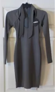 NEU NEU MIT ETIKETT NOOKIE Foxy langärmliges Minikleid zum Binden khaki - EXTRA SMALL - XS - Bild 1 von 15