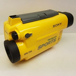 Sony Handycam SPK-TRX Sports Waterproof Case Yellow Vintage for CCD TR81 etc. - Photo 1/12