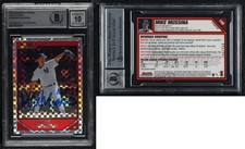 2007 Bowman Chrome X-Fractor /250 Mike Mussina BAS Certified BGS Encased HOF