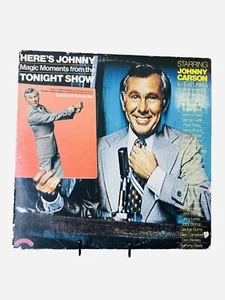 Here’s Johnny Carson 2 LP Vinyl Record Magic Moments Tonight Show Guests Vtg 70s - Imagen 1 de 15