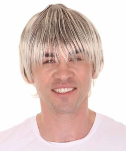 Cold Michael Wig, Black And White Cosplay Wig, Premium Breathable Capless Cap. - Picture 1 of 9