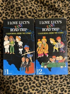 I Love Lucys Zany Road Trip - California Here We Come Part 1 & 2 VHS - 6 Tapes - Picture 1 of 5