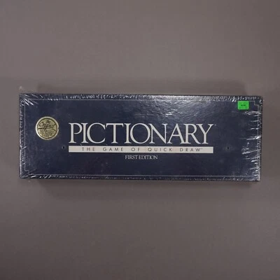 NEW Vintage PICTIONARY First Edition 1985 Board Game Factory Sealed 80s 90s - Image 1 of 4