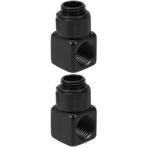 2 Pieces Rotating Elbow Computer Water-cooled Radiator Rotary Fitting - Afbeelding 1 van 12