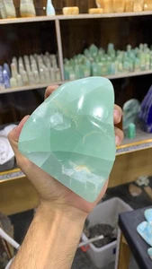 Caribbean Green Calcite Freeform 1485g | Natural Crystal Mineral Healing Stone - Picture 1 of 9