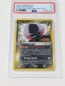 PSA 5 Team Rocket Returns Reverse Holo Stamp Dark Electrode 4/109 - Picture 1 of 2