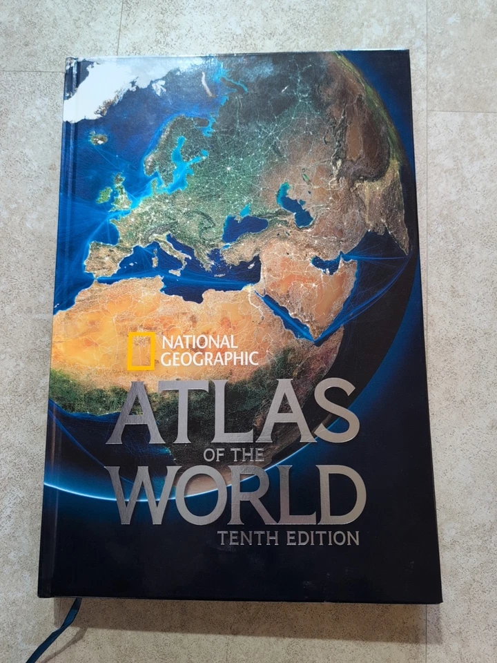 National Geographic Atlas of the World by National Geographic (2014, Hardcover) Foto 1 de 3