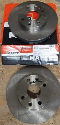MAPCO 15573 COPPIA DISCHI FRENO ANTERIORI PER KIA RIO - Immagine 1 di 4