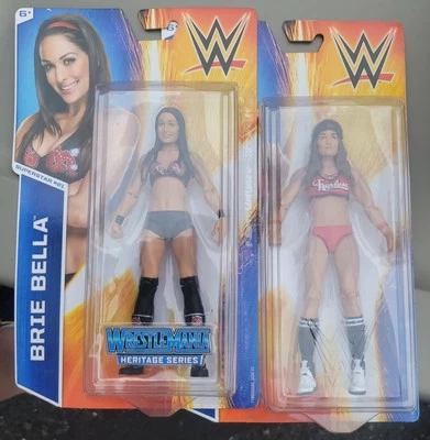 WWE Basic Series Bella Twins Mattel Action Figure lot of 2 NIKKI & BRIE - New!!! - Image 1 of 4