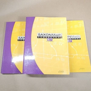 Saxon MATH 8/7 with PREALGEBRA Home Study Kit, 3 Book Set - Picture 1 of 20