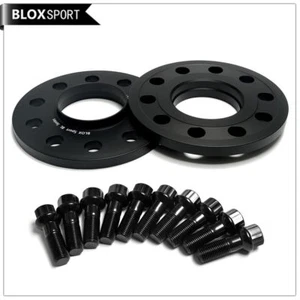 BLOX SPORT 10mm 5x112 66.5 cb Wheel Spacer HUB CENTRIC inc m14x1.5 bolts - Picture 1 of 5