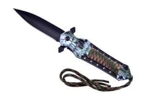 Elite Edge Snake Skin Tactical Folding Knife 8.5" Length - Picture 1 of 1