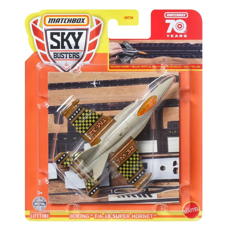 Matchbox - 2023 Modellino 27/32 Boeing F/A-18 Super Hornet (BBHLJ24) - Immagine 1 di 1