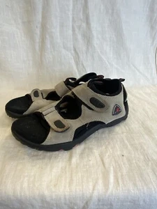 ecco youth strappy sandal grey red size 5 - Picture 1 of 7