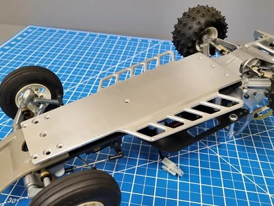 Aluminum Chassis Bottom Plate Tamiya 1/10 RC Super Champ Buggy Sand Scorcher SRB - Image 1 of 4