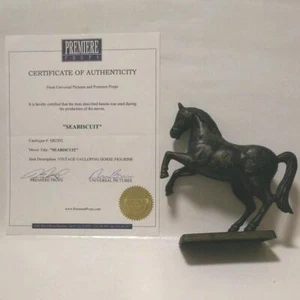 SEABISCUIT Vintage Galloping Horse Figurine Original Movie Prop - Picture 1 of 6