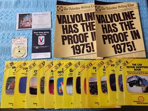 VINTAGE OIL CO-SHELL-VALVOLINE-TYDOL-VEEDOL-IMPERIAL-LOT OF ADVERTISING ITEMS - Picture 1 of 9