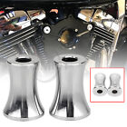 Air Cleaner Intake Filter Spacers Chrome For Harley Dyna Low Rider Wide Glide