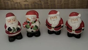 Salt & Pepper Shakers • SANTA CLAUS Christmas Novelty • 2 Sets - Picture 1 of 3