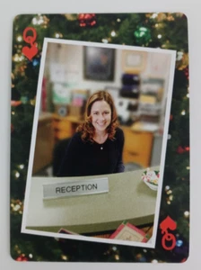 The Office Christmas Playing Card Queen Hearts - Picture 1 of 2