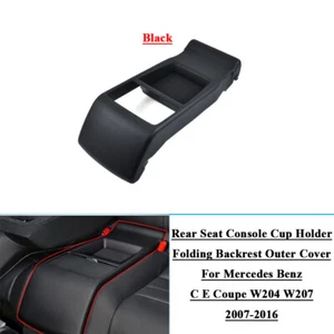 Rear Seat Center Armrest Cup Holder Panel For Benz C E Coupe W204 W207 2007-2016 - Picture 1 of 6