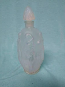 Antike Sabino opaleszierende Kunst Glas Parfüm Flasche nackte Nymphen - Bild 1 von 5