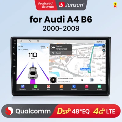 6+128GB QualcommChip Android 13 Autoradio für AUDI A4 S4 RS4 B6 B7 SEAT 8-Kern  - Bild 1 von 4