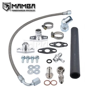 EA888 AUDI VW SKODA IHI RHF5 K03 K04 1.8T 2.0T Turbo Oil Feed & Return Line Kit - Picture 1 of 8